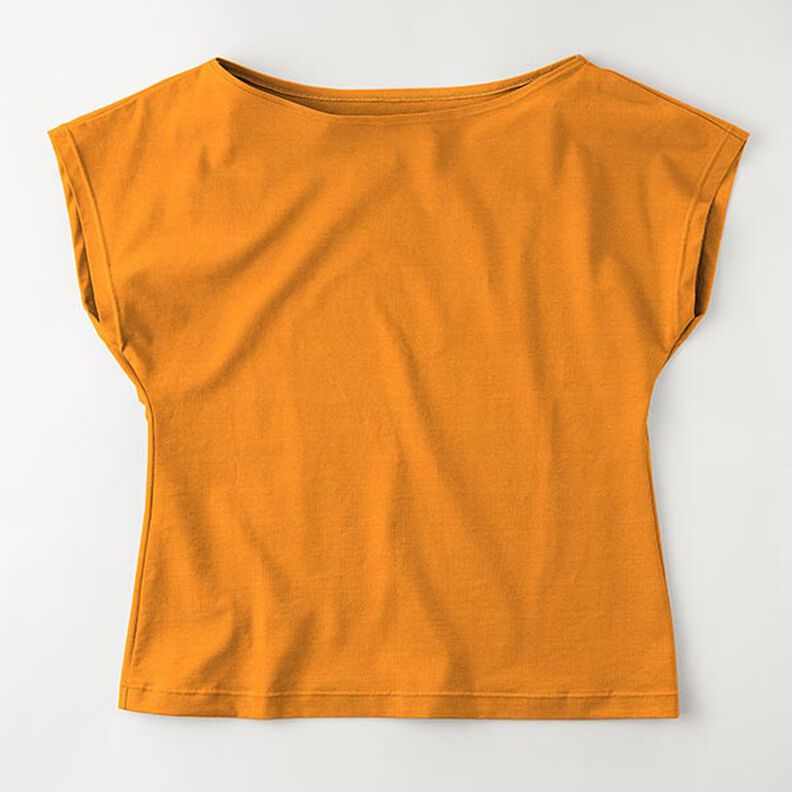 jersey di cotone medio tinta unita – arancione,  image number 8