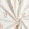 GOTS jersey di cotone Coniglio con fiore stampa digitale – avorio,  thumbnail number 3