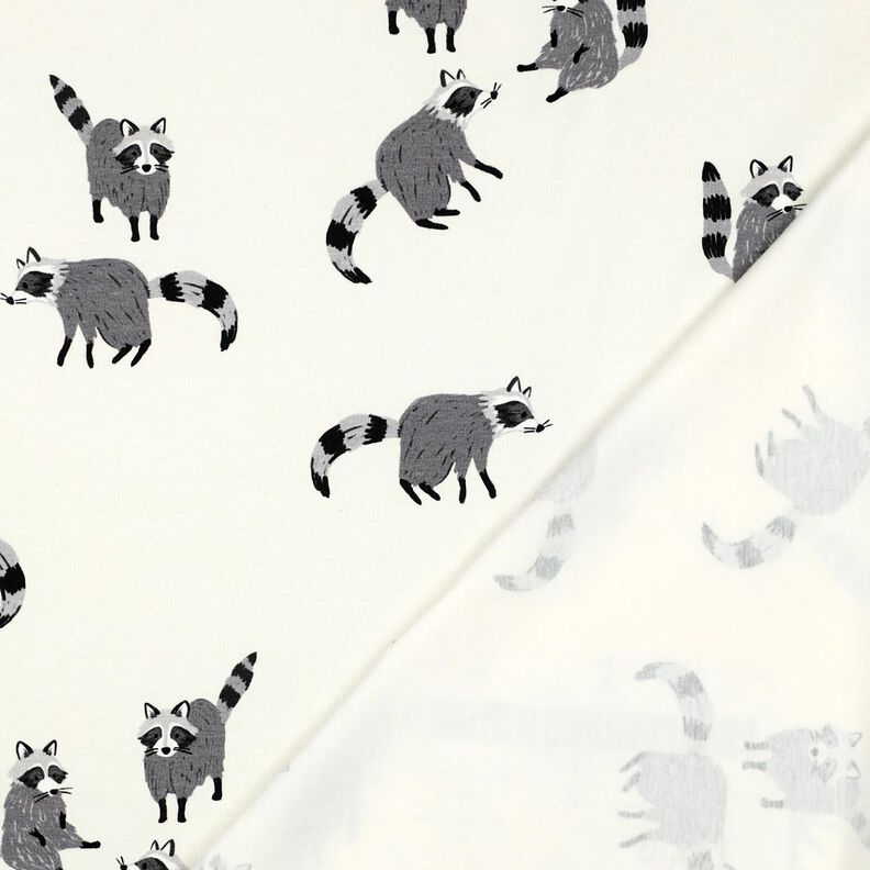 jersey di cotone Orsetti lavatori stampa digitale | Poppy Fabrics – bianco lana,  image number 4