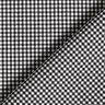 Tessuto per camicia a quadri piccoli – nero/bianco,  thumbnail number 4