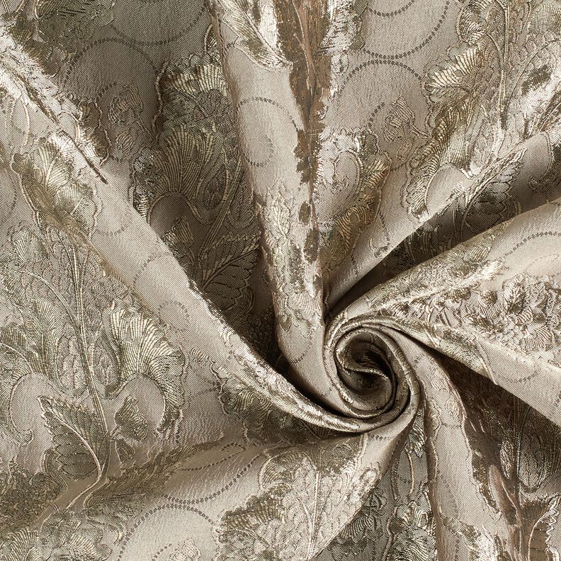 jacquard abbigliamento broccato fiori – talpa, image number 3