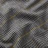 Tessuto in lana Principe di Galles – grigio scuro/giallo,  thumbnail number 2