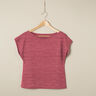 Jersey stropicciato aspetto semplice – malva,  thumbnail number 5