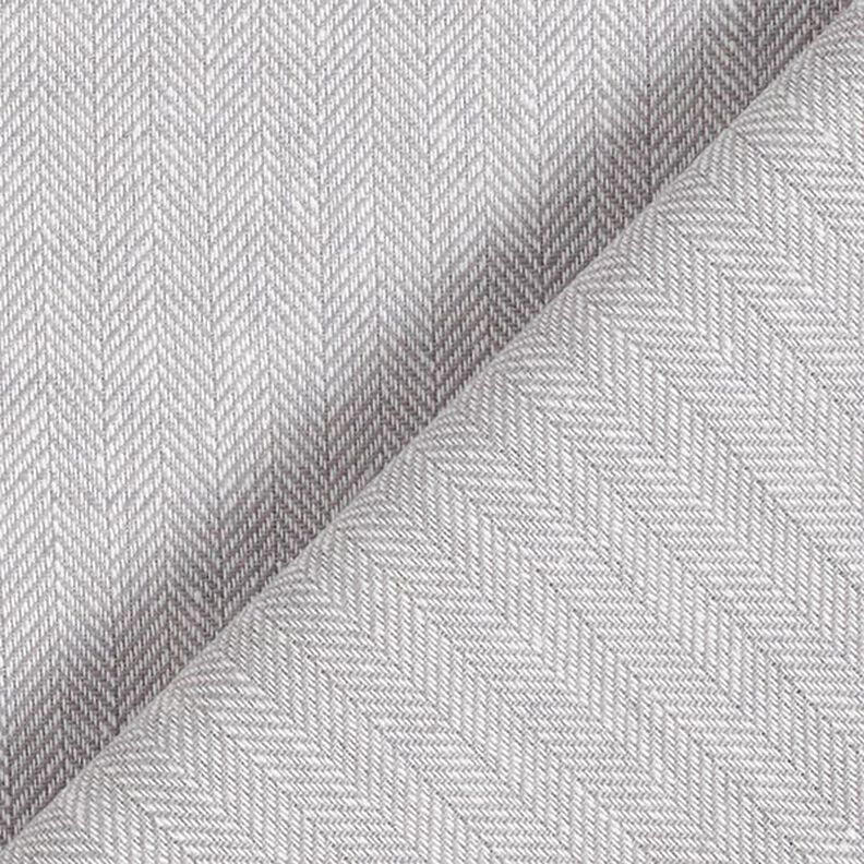 misto lino-cotone, spina di pesce – grigio chiaro,  image number 4