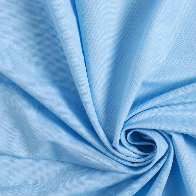Misto viscosa pregiato in tinta unita – azzurro,  image number 1