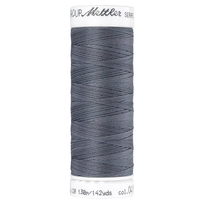Cucirino Seraflex per cuciture elastiche (0415) | 130 m | Mettler – grigio,  image number 1