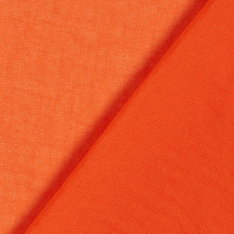 chiffon increspato tinta unita – arancione,  image number 3