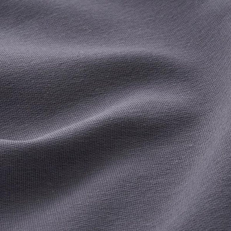 French terry leggero tinta unita – nero-azzurro, image number 4