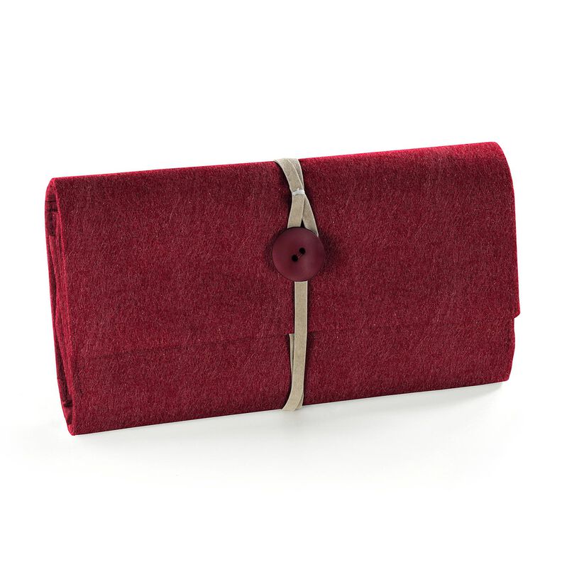 Feltro 90 cm / 3 mm di spessore – rosso Bordeaux, image number 4