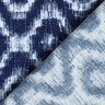 popeline di cotone Losanghe e gocce glitterate – indaco/bianco,  thumbnail number 4