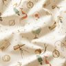 popeline di cotone Esploratore dello spazio stampa digitale – beige,  thumbnail number 2