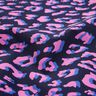 cotone rivestito Leopardo astratto | Poppy Fabrics – blu notte/pink,  thumbnail number 2