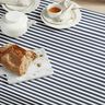 tessuto in cotone cretonne Strisce marittime – nero-azzurro/tortora chiaro,  thumbnail number 6