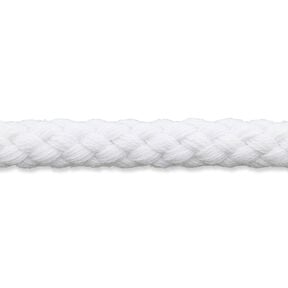 Cordoncino in cotone [Ø 7 mm] – bianco, 