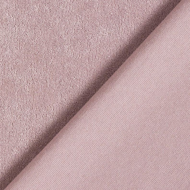 tessuto in spugna stretch tinta unita – rosa antico chiaro,  image number 3