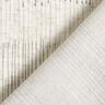 tessuto per tende a vetro misto lino Righe irregolari  – grigio/naturale,  thumbnail number 4