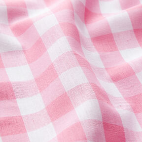 tessuto in cotone Quadro vichy 1,7 cm – rosa/bianco, 