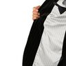 Fodera per  maniche gessata – bianco/nero,  thumbnail number 6