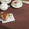 tessuto in cotone cretonne piccoli rami – marrone scuro/uva,  thumbnail number 5