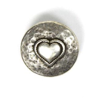 Bottone in metallo Heart, 