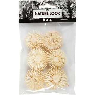 Capolini di fiori secchi, 3-5 cm [6 pz.], 