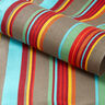 Outdoor Tessuto per sedia a sdraio Righe longitudinali 44 cm – talpa/turchese chiaro,  thumbnail number 3