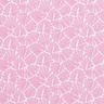 cotone rivestito Mini foglie astratte – rosa/bianco,  thumbnail number 1