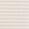 Tessuto di cotone con struttura a griglia a righe trasversali – beige/bianco,  thumbnail number 1