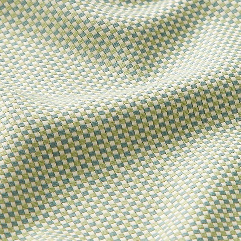 tessuto arredo Jacquard strutturato tinta unita – verde,  image number 2