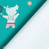 French terry, felpa estiva gli animali e il tennis | PETIT CITRON – petrolio,  thumbnail number 7