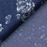 chambray piccole rose – blu marino/bianco lana,  thumbnail number 4