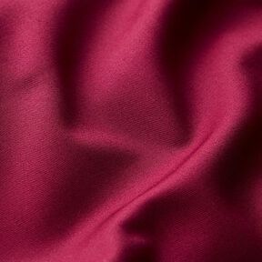 twill di cotone tinta unita – rosso Bordeaux, 