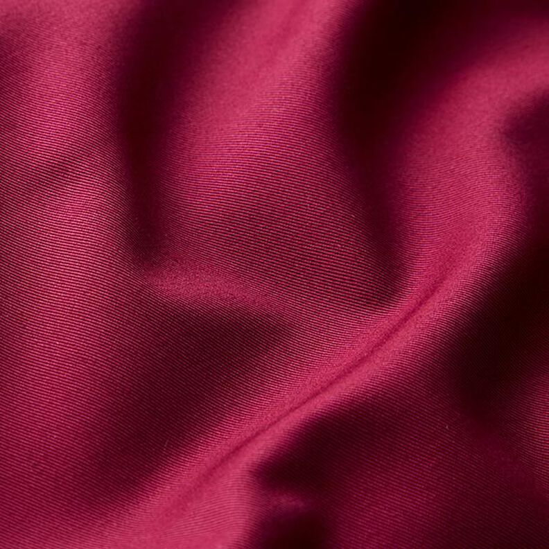 twill di cotone tinta unita – rosso Bordeaux,  image number 2