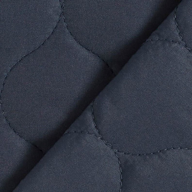 tessuto trapuntato Motivo circolare – blu marino,  image number 4