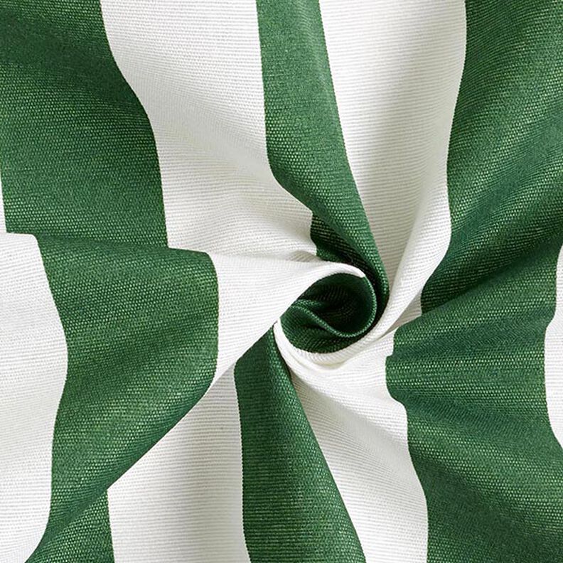 tessuto arredo tessuti canvas strisce – verde/bianco,  image number 3