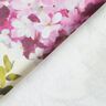 tessuto arredo tessuti canvas Ortensie – crema/color bacca chiaro,  thumbnail number 4