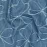 jeans Jacquard fiori | Poppy Fabrics – colore blu jeans,  thumbnail number 2