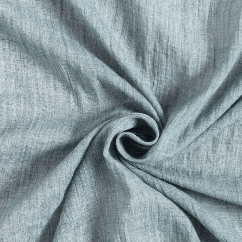 Voile Melange effetto stropicciato – blu acciaio,  image number 4