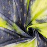 Batik di pizzo lavorato a maglia e rombi dorati – blu marino/giallo neon,  thumbnail number 3