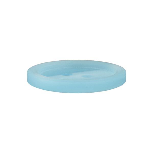 bottone in plastica 2 fori basic - azzurro, image number 2