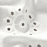 Tessuto in cotone con ricamo forato floreale – bianco,  thumbnail number 2