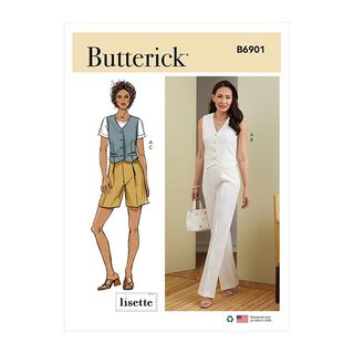 gilet /  pantaloni / pantaloncini | Butterick 6901 | 42-50, 