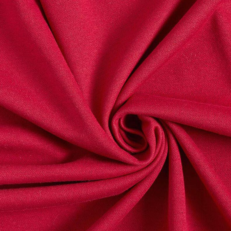 Jersey semplice double face – rosso carminio/blu notte, image number 3