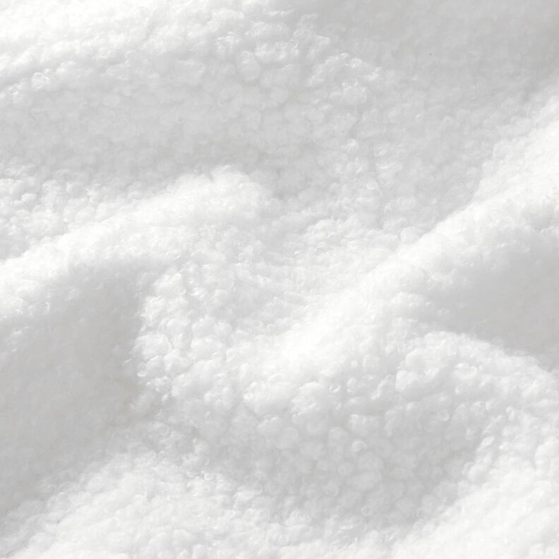 tessuto da tappezzeria Aspetto pelle di pecora – bianco, image number 2