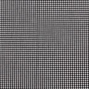 Tessuto per camicia a quadri piccoli – nero/bianco, 