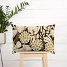 satin di cotone Fiori tropicali – nero,  thumbnail number 5