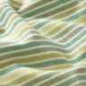 tessuto arredo mezzo panama Strisce multicolori riciclato – verde chiaro,  thumbnail number 2