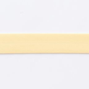 Nastro in sbieco Cotone bio [20 mm] – giallo vaniglia, 