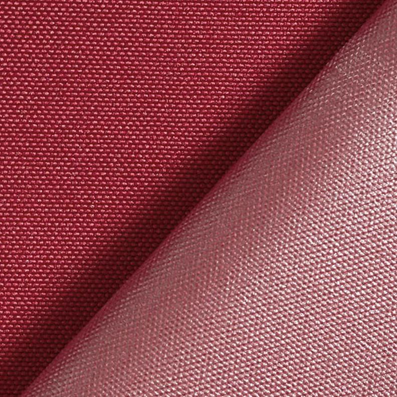 Tessuti da esterni panama tinta unita – rosso Bordeaux, image number 3
