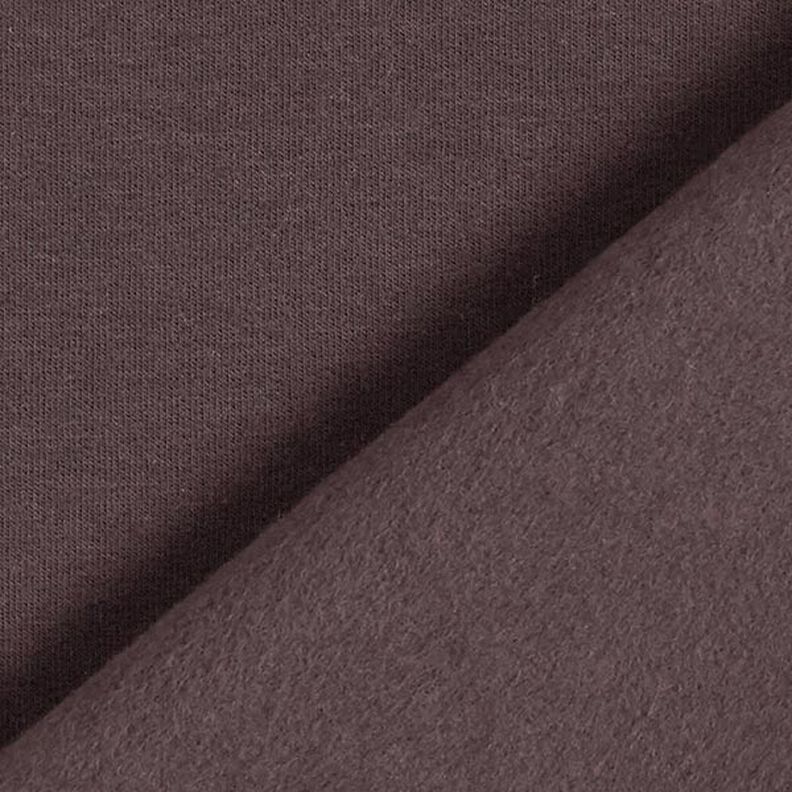 felpa di cotone leggera tinta unita – marrone scuro,  image number 5